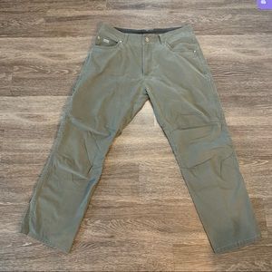 KUHL Men’s Revolvr Pants 34Wx30L Olive Green